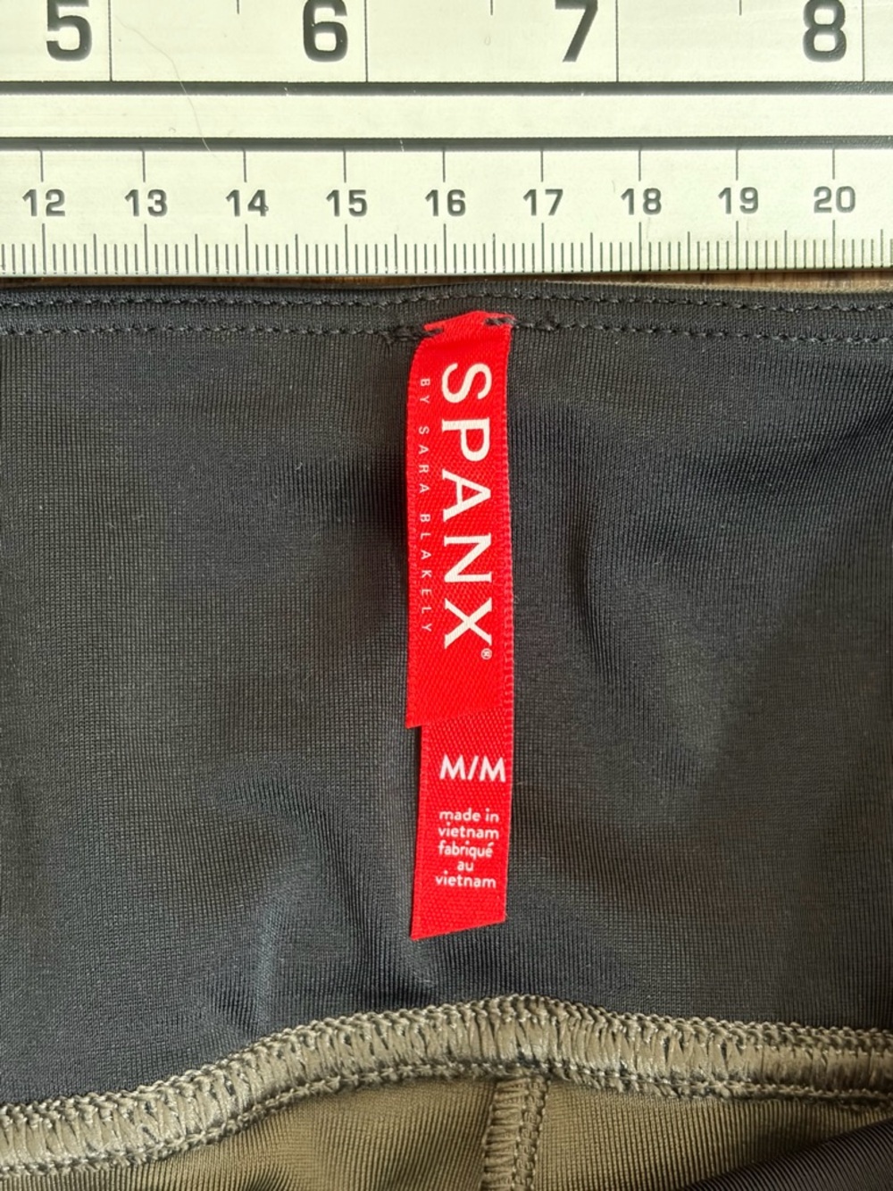 SPANX Shape Faux Leather Moto Leggings in Gunmetal - Picture 2 of 12